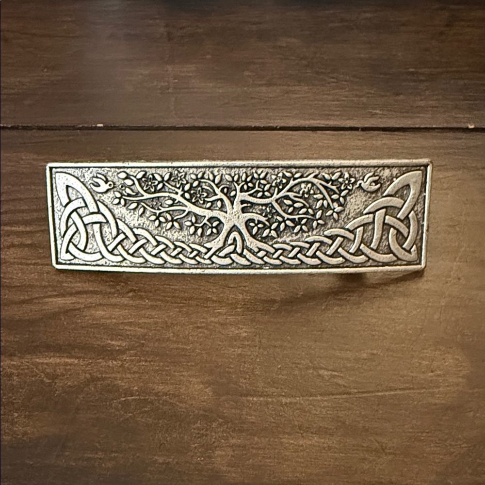 Silver Celtic Tree Hair Clip
